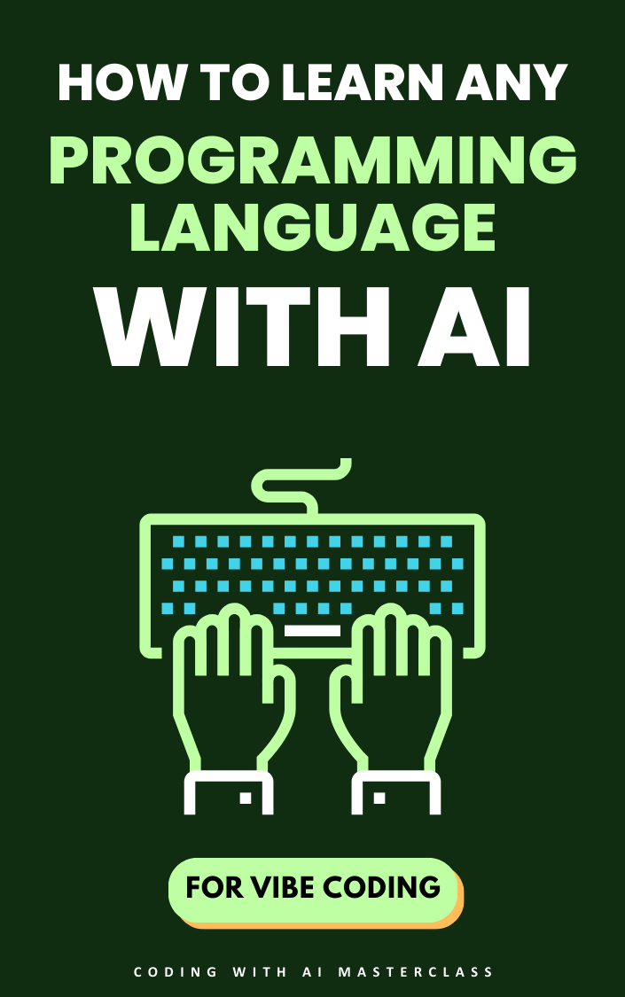 This eBook describes a method for learning any programming language with AI.
